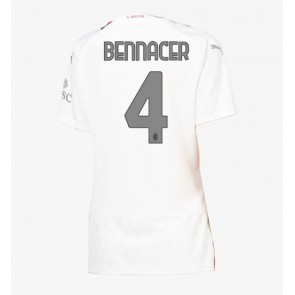 AC Milan Ismael Bennacer #4 Bortatröja Dam 2023-24 Kortärmad